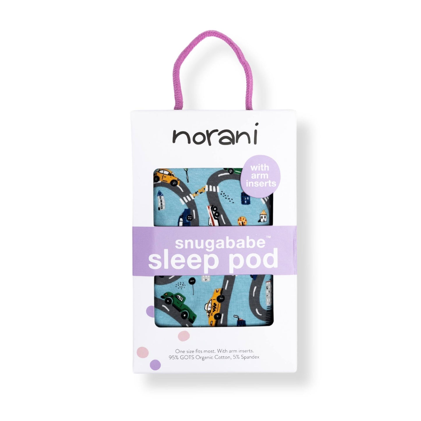 Cars Organic Swaddle Sleep Pod | Norani Baby