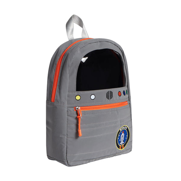 State Bags Kane kids mini travel backpack- astronaut, side