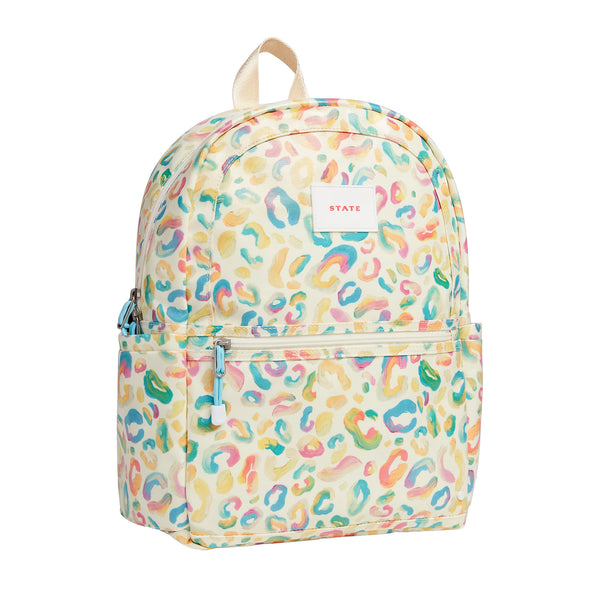 State Bags Kane kids travel backpack- painterly animal, side