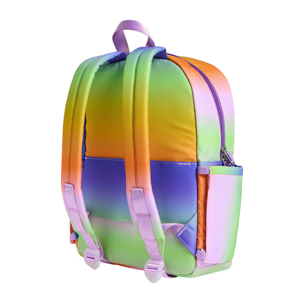 State bags Kane kids travel- rainbow gradient, back