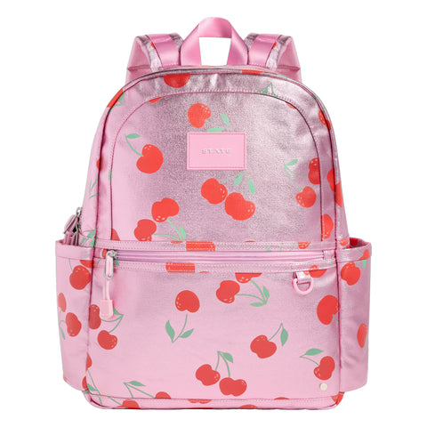 State Bags Kane backpack- cherries, metallic