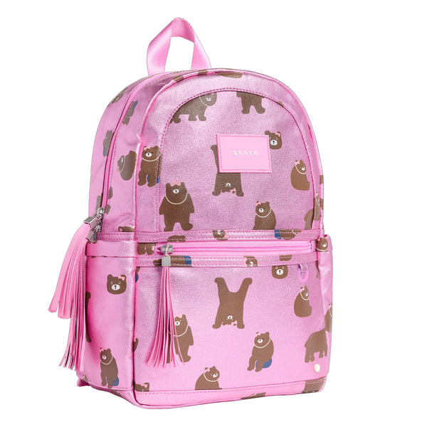 State Bags Kane mini backpack- bears, metallic