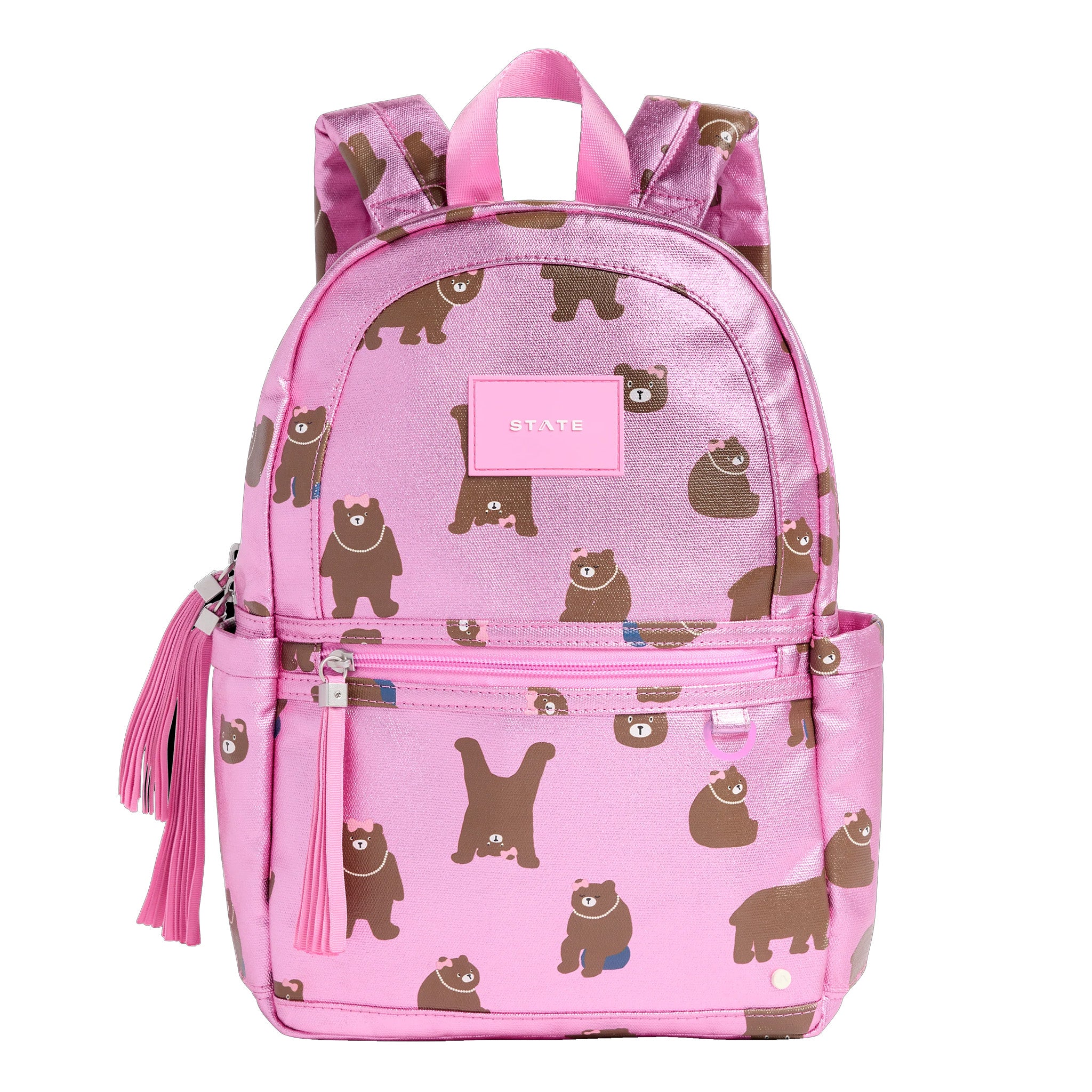 State Bags Kane mini backpack- bears, metallic