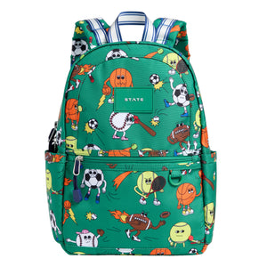 State Bags Kane mini backpack- sports balls, canvas