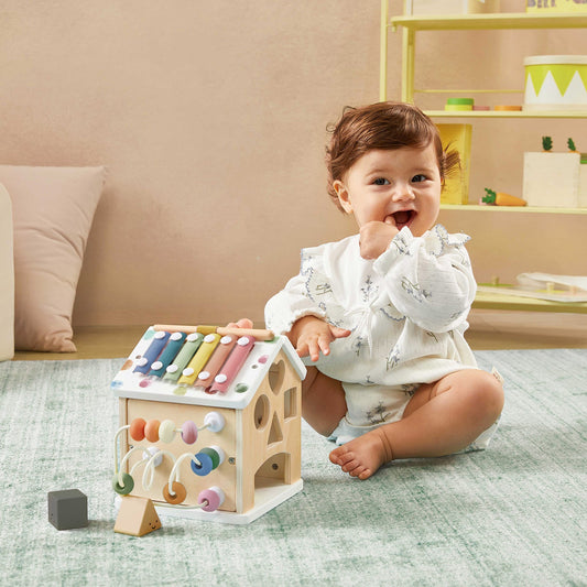 Cottage Activity Cube - Morandi