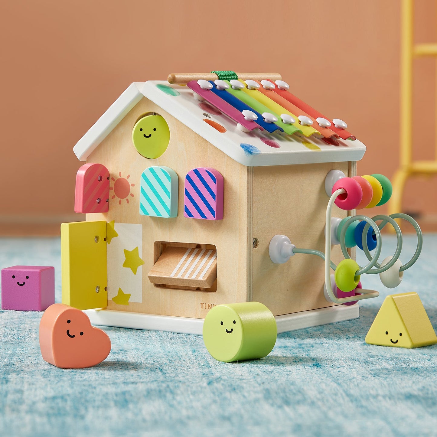 Cottage Activity Cube - Rainbow