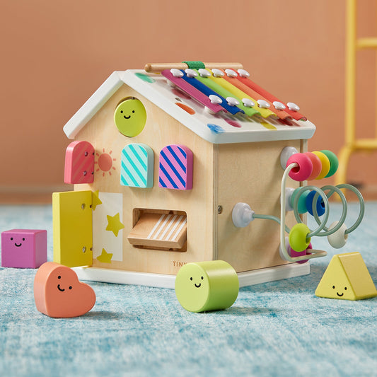Cottage Activity Cube - Rainbow