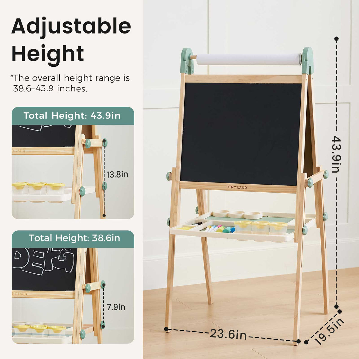 Magnitales Easel & Paper Roll Set