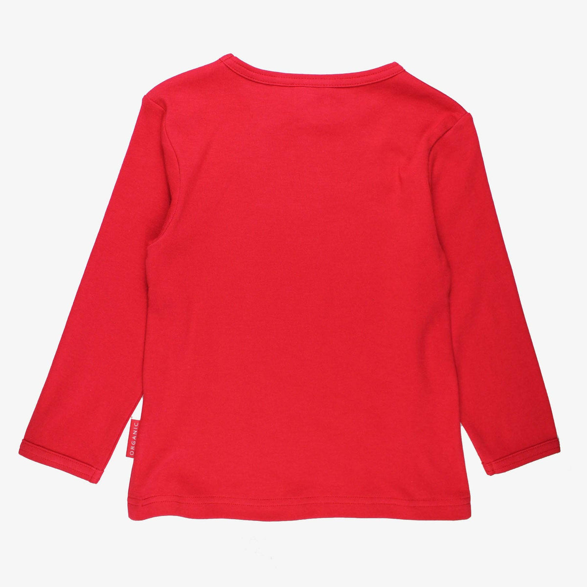 Toby Tiger Organic Cotton Long Sleeve T-Shirt - Cat Appliqué