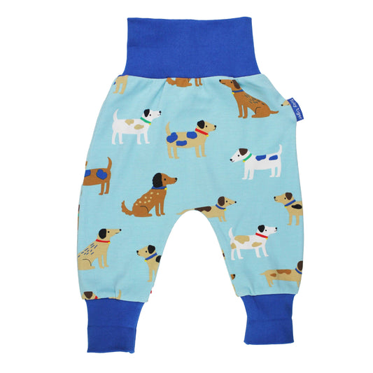 Toby Tiger Organic Cotton Pants - Dog Print
