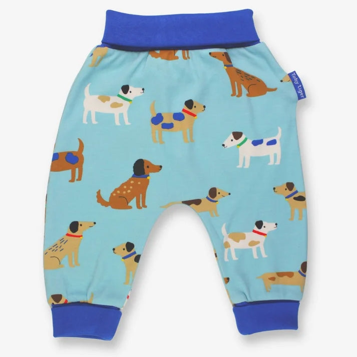 Toby Tiger Organic Cotton Pants - Dog Print