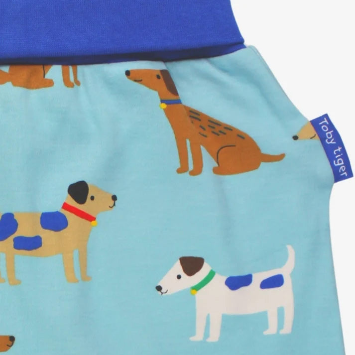 Toby Tiger Organic Cotton Pants - Dog Print