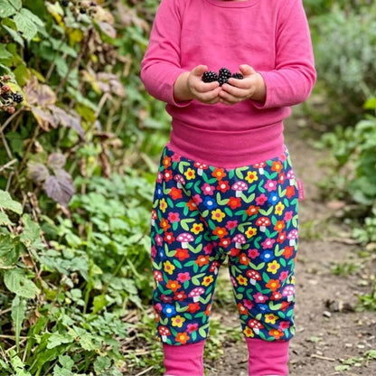 Toby Tiger Organic Cotton Pants - Floral Print