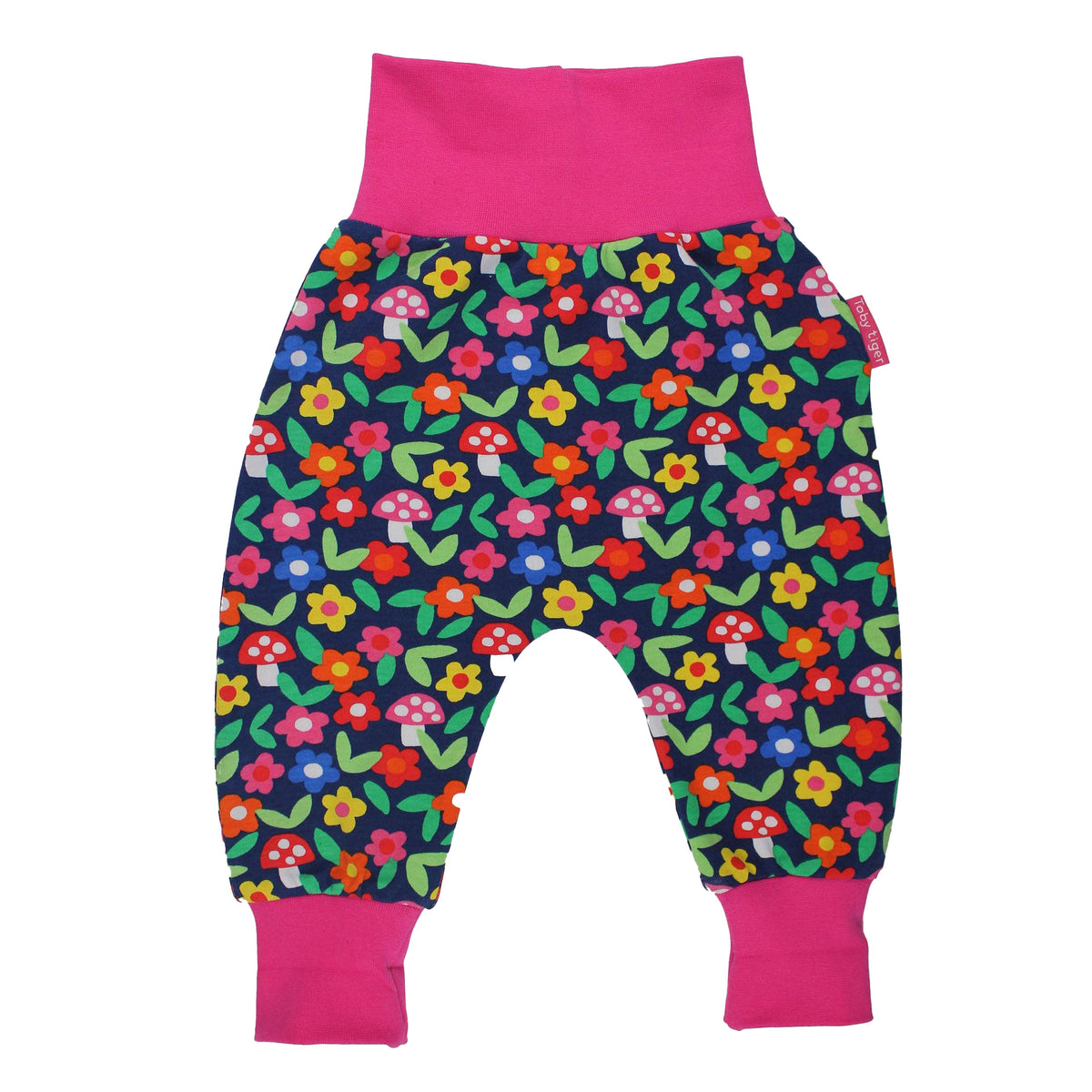 Toby Tiger Organic Cotton Pants - Floral Print