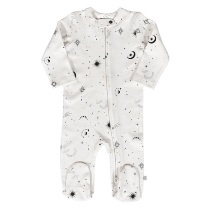 Celestial Organic Cotton Baby Footie - Finn + Emma