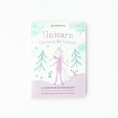 Unicorn Plush Toy & Authenticity Books Set