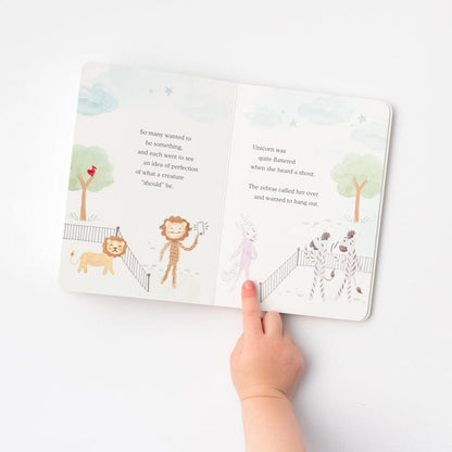 Unicorn Plush Toy & Authenticity Books Set