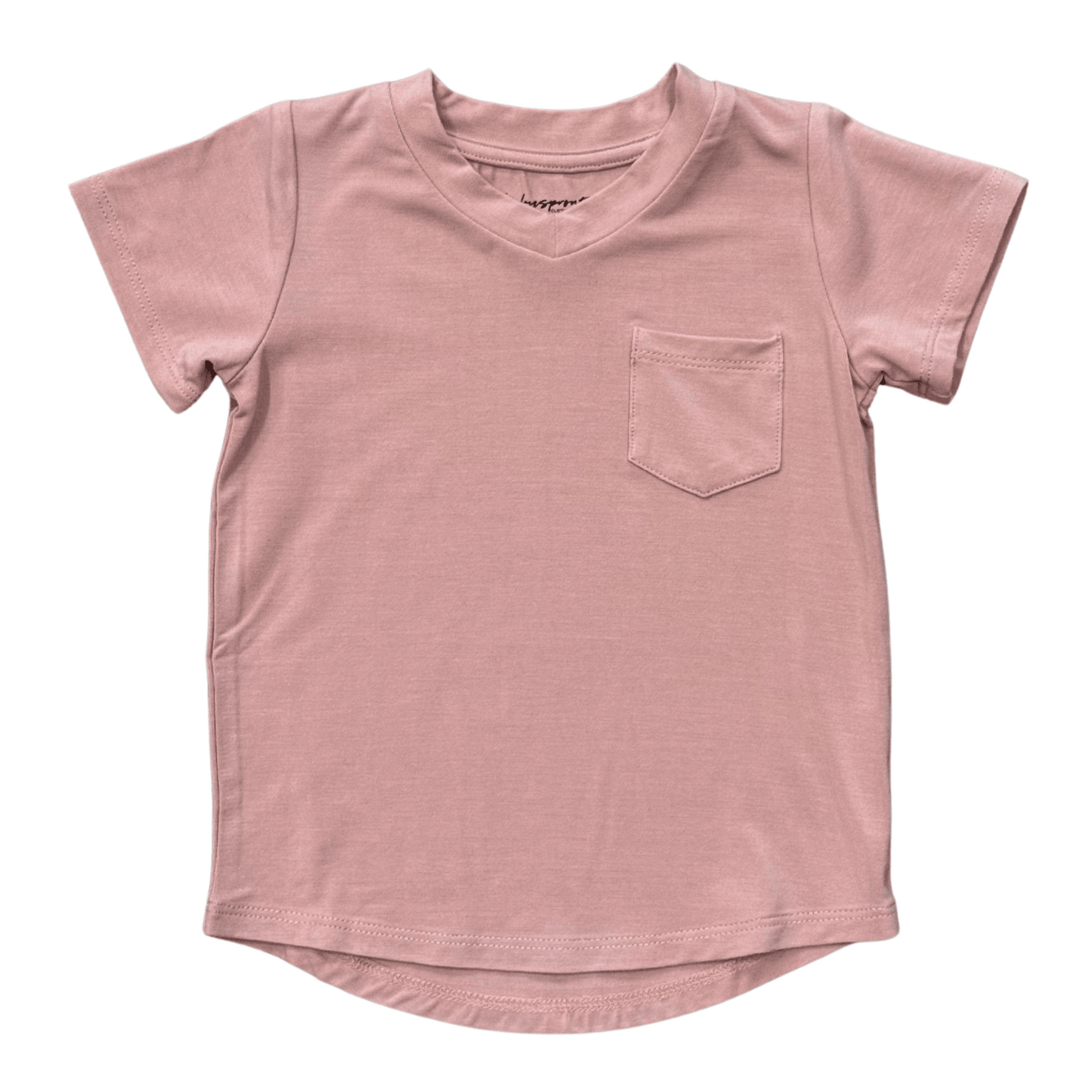 Bamboo Viscose V-Neck Pocket Tee - Various Colors | Babysprouts