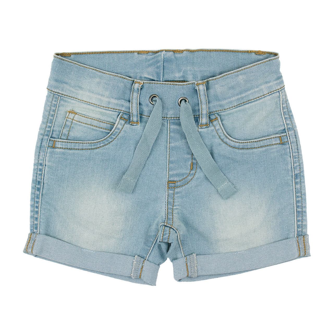 Villervalla Stretch Denim Shorts – Light Wash