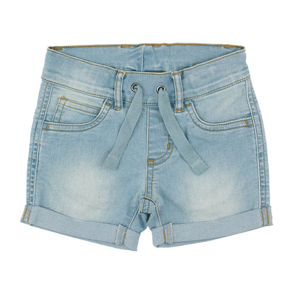 Villervalla Stretch Denim Shorts – Light Wash