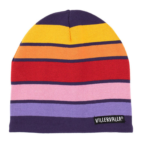 Villervalla Knitted hat- Verbier stripe