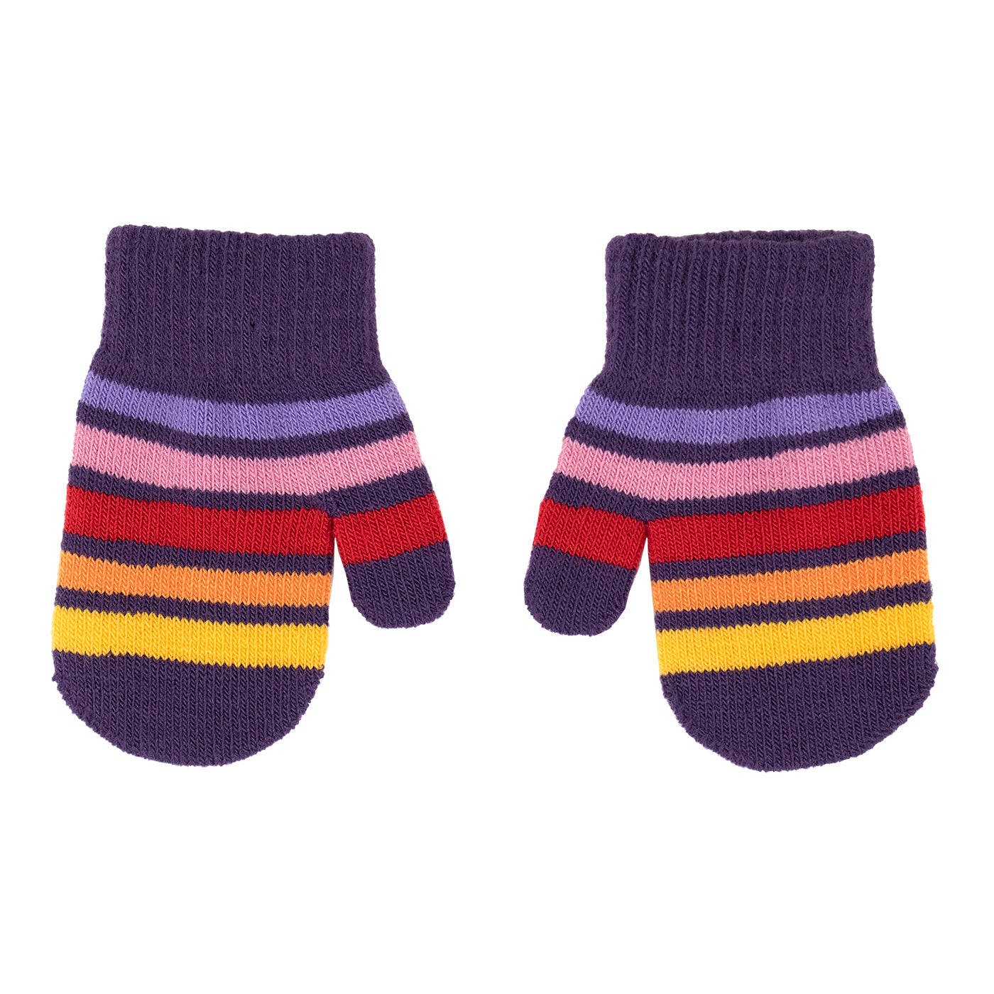 Villervalla Knitted mitten- Verbier stripe