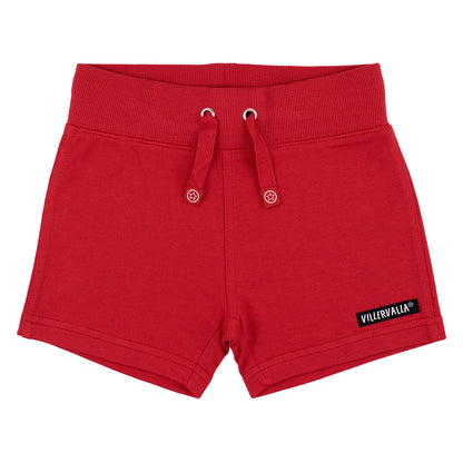 Villervalla Organic Cotton Relaxed Shorts – Salsa Red