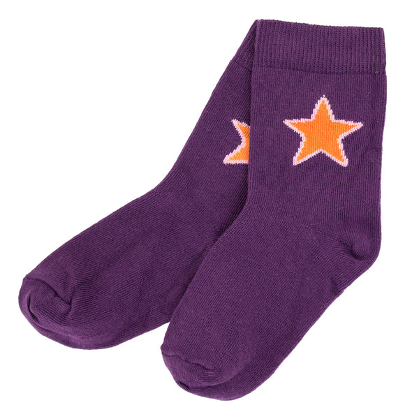 Villervalla 3-pack socks- mulberry purple