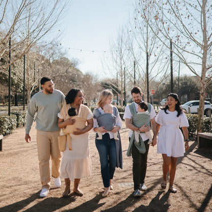 Mushie Organic Cotton Baby Wrap Carrier