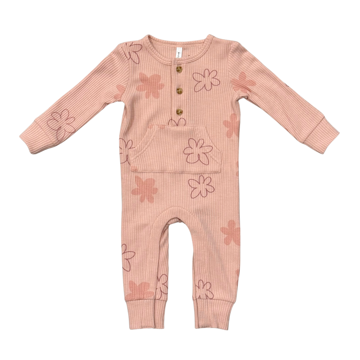 Waffle Romper - Daisy Doodle