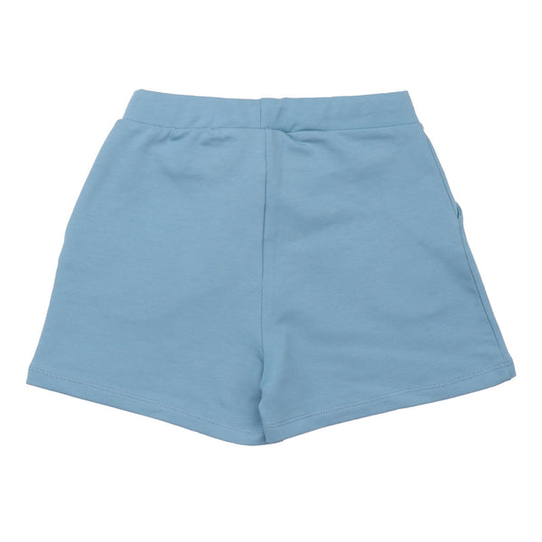 Walkiddy organic Shorts- Adriatic blue, back