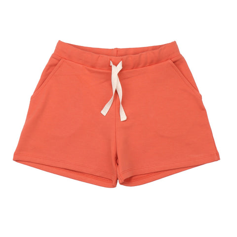 Walkiddy organic Shorts- langoustine orange