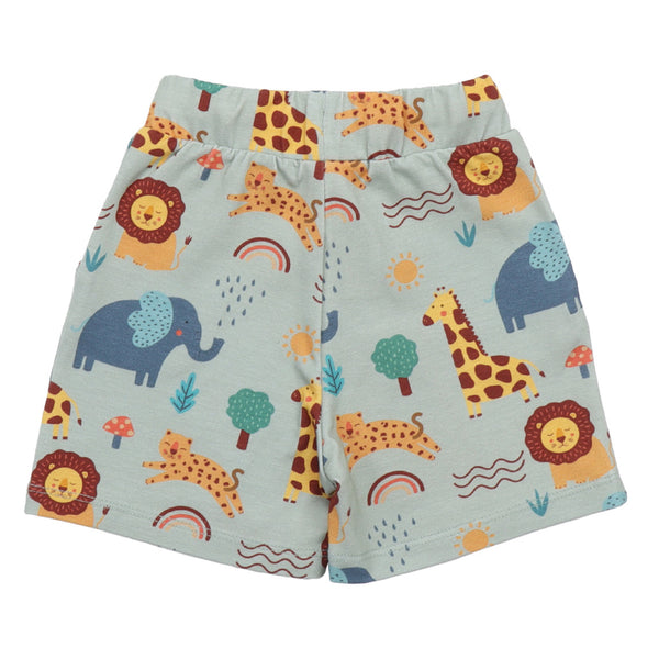 Walkiddy organic Shorts- mini safari, back