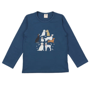 Walkiddy organic Long sleeve shirt- dogs