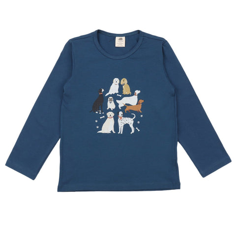 Walkiddy organic Long sleeve shirt- dogs