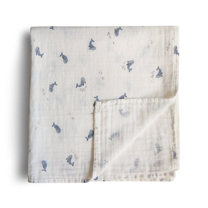 Muslin swaddle blanket, various colors*