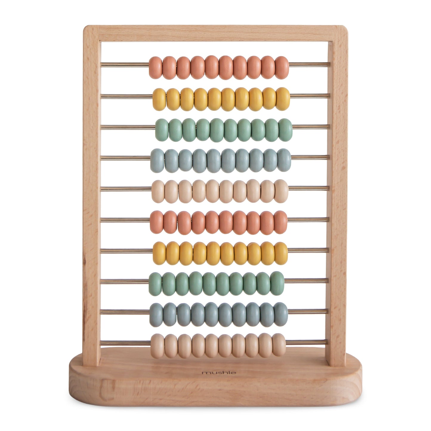 Wooden Abacus - Muted Colors | Mushie
