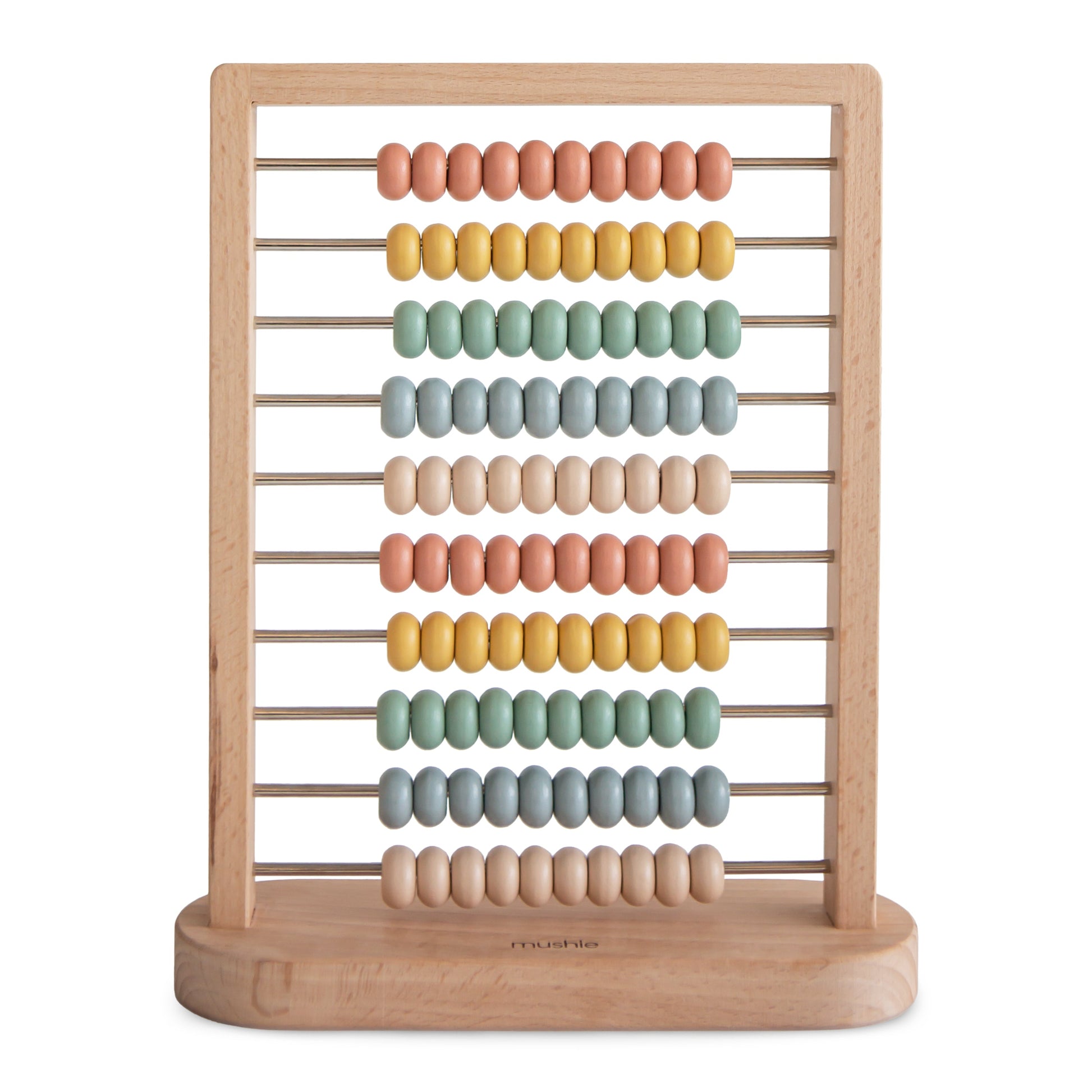 Wooden Abacus - Muted Colors | Mushie
