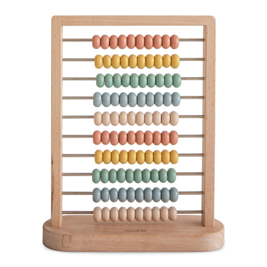 Wooden Abacus - Muted Colors | Mushie