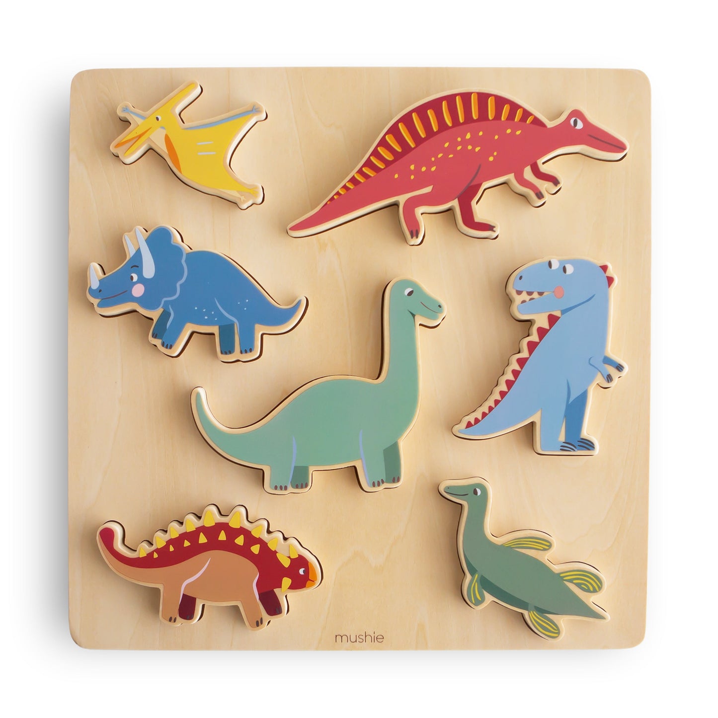 Wooden Puzzle - Farm, Dino, Space & Alphabet | Mushie