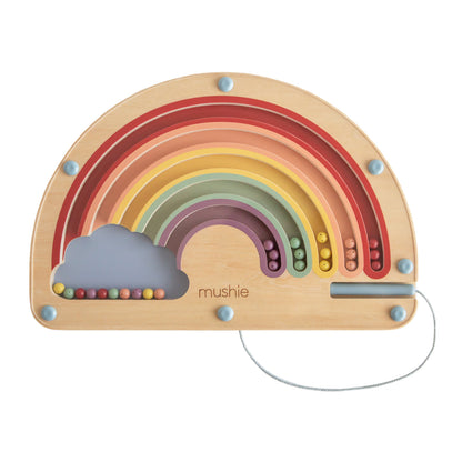 Wooden Magnetic Rainbow Maze | Mushie