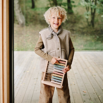 Wooden Abacus - Muted Colors | Mushie