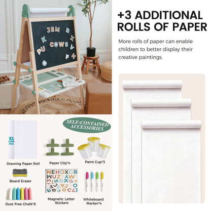 Magnitales Easel & Paper Roll Set