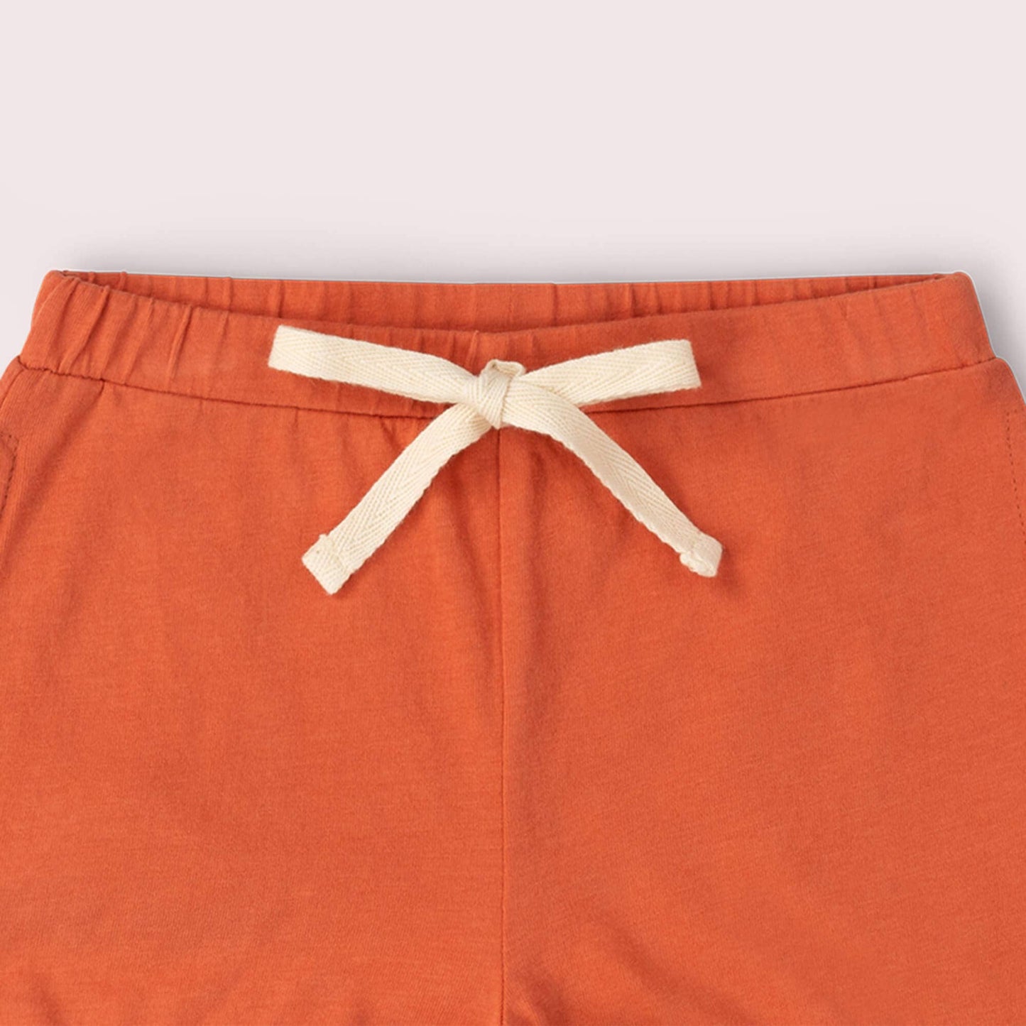 Little Green Radicals Organic Cotton Kids Shorts - Burnt Ochre