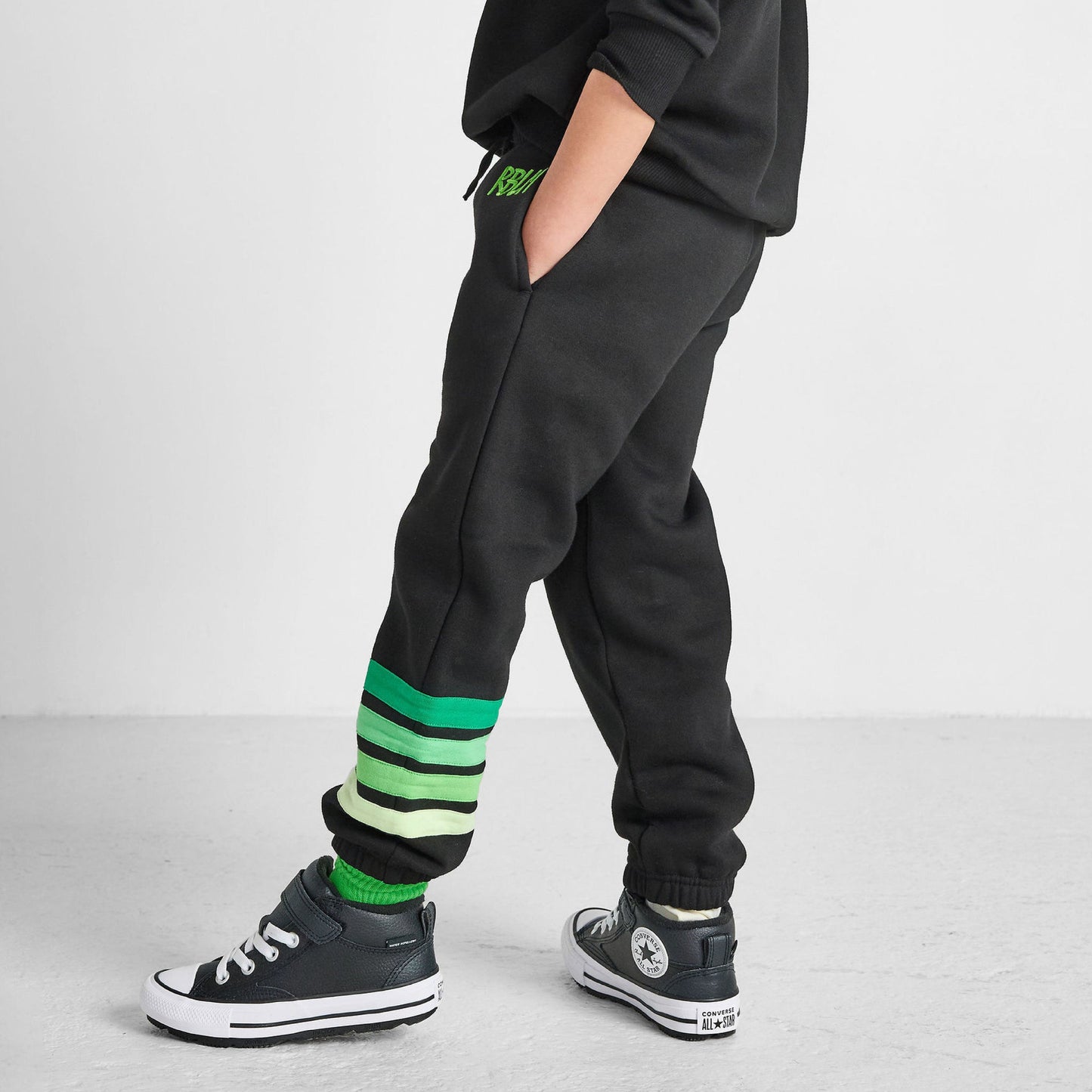 Joggers- green striped*