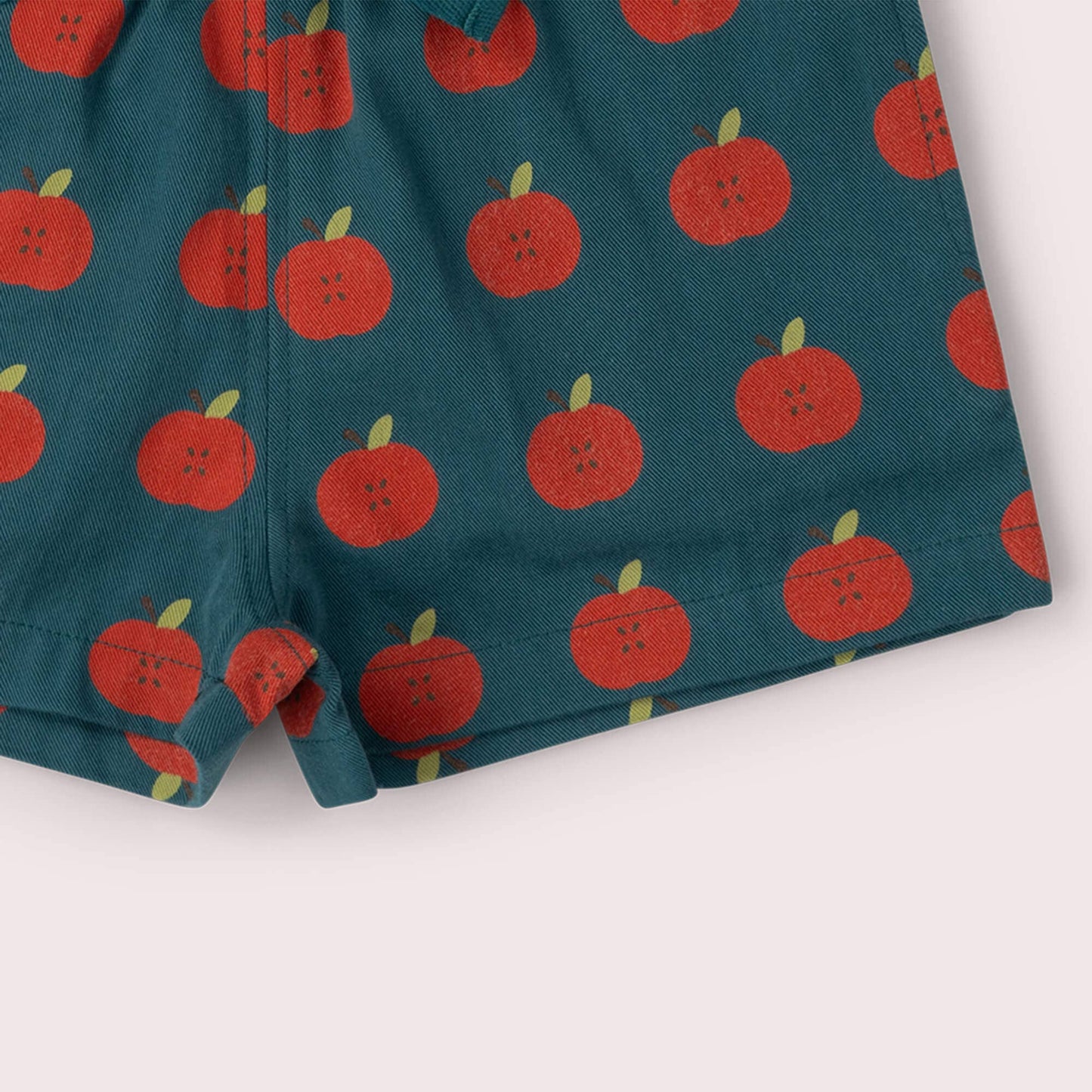 Organic Cotton Shorts - Apple Print