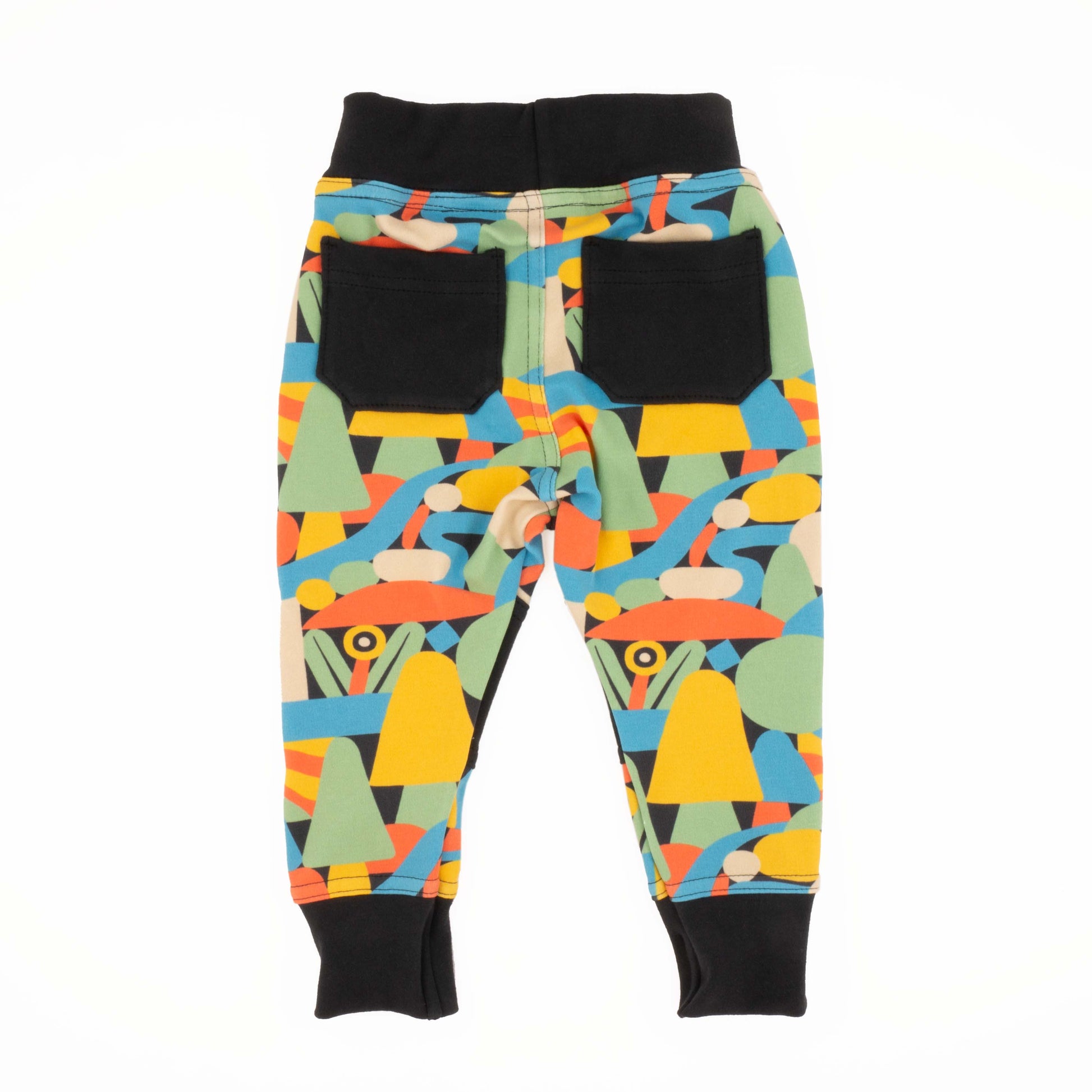 Baby Print Joggers - Organic Cotton | Peace House Studio