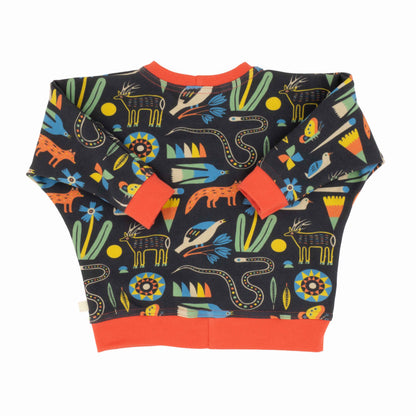 Baby Print Sweatshirt - Organic Cotton | Peace House Studio