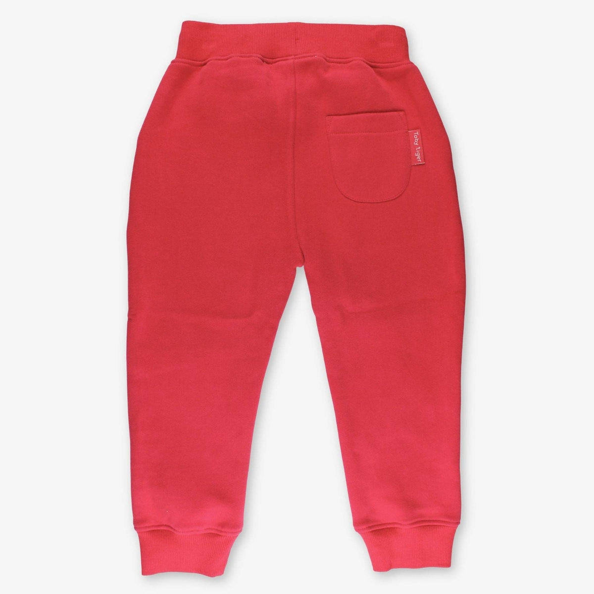 Toby Tiger Organic Cotton Joggers - Red