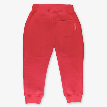 Toby Tiger Organic Cotton Joggers - Red
